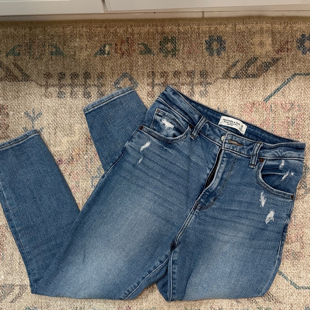 Abercrombie & Fitch super skinny ankle High Rise Jeans